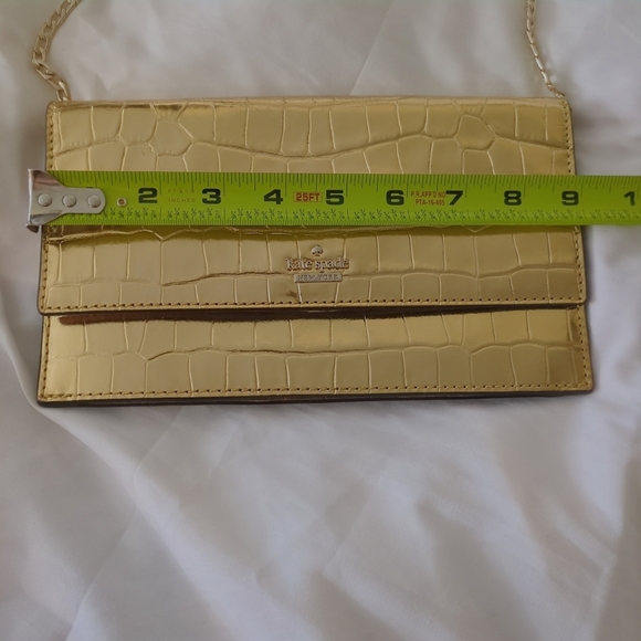 Kate Spade Gold Natasha Chain Card Case Crossbody - Picture 3 of 14